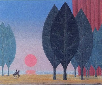 forêt de paimpont 1963 surréaliste Peinture à l'huile